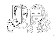 Social media, an Object Illustration by Olillia (Thumbnail 7 of 8)
