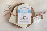 Gender Neutral Baby Shower Invites, an Invitation Template by Little Creative Scribbles (Thumbnail 2 of 7)