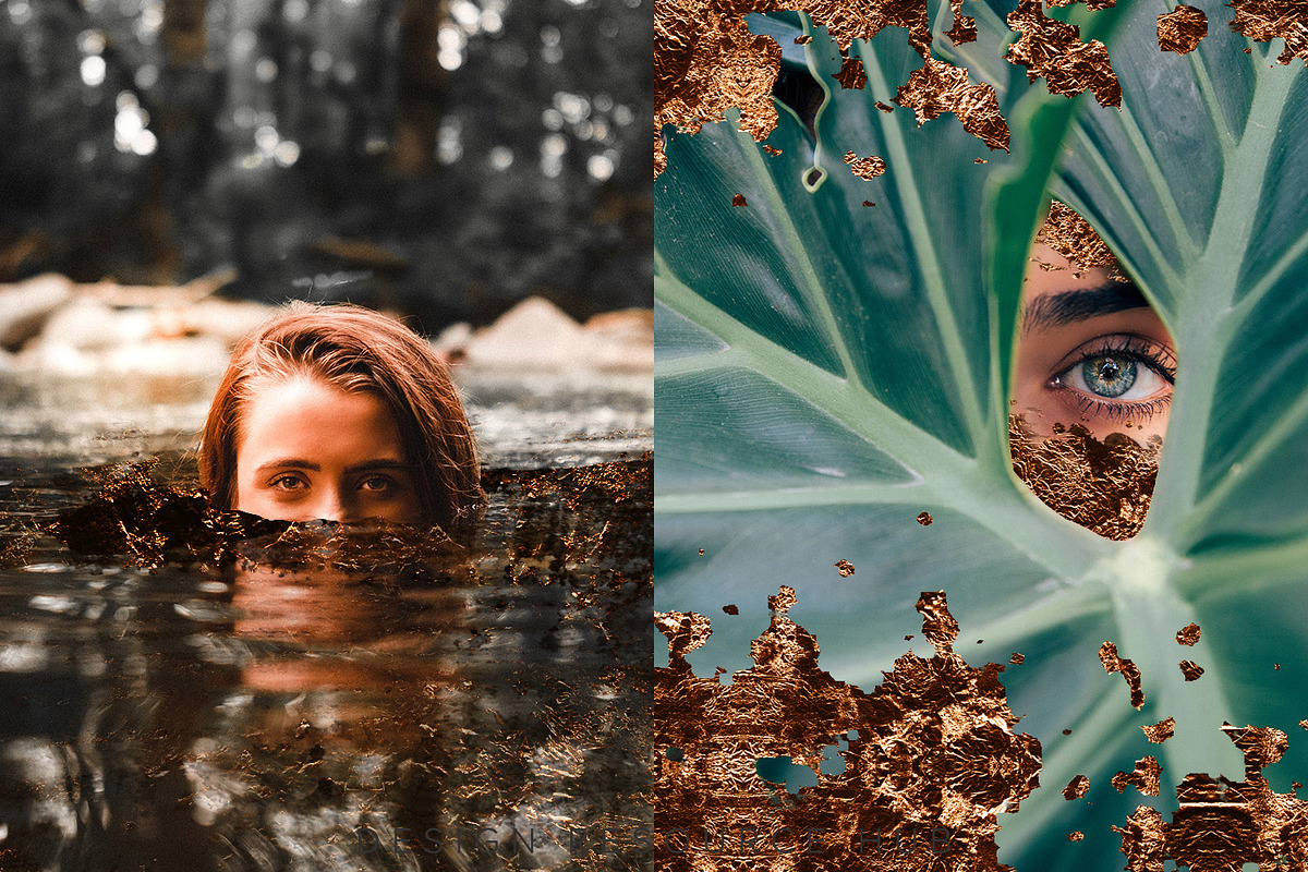 Photoshop Metallic Layer Styles, a Layer Style Add-On by Design Resource Hub (Photo 4 of 10)