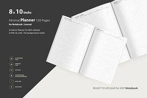 Minimal Planner 8x10