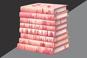 Watercolor Pink Travel Clipart, an Illustration by Black Bird Studio (Thumbnail 6 of 6)