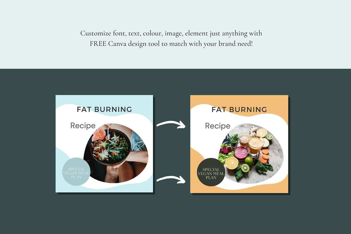 Fitness Instagram Post Template, a Social Media Template by Deepa Template Studio (Photo 7 of 9)
