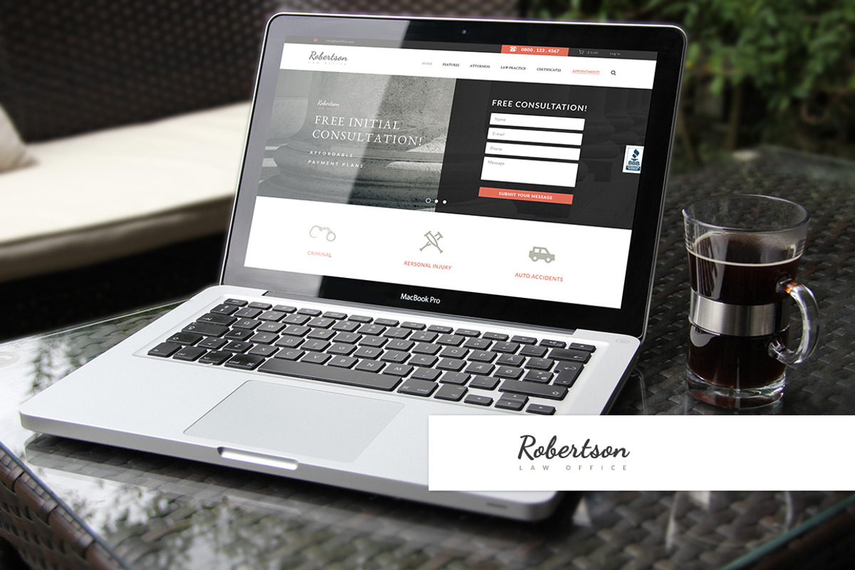Law Office -Lawyers & Attorneys HTML, a HTML Template by ThemeREX (Photo 1 of 3)