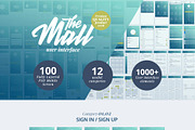 “The Mall” Premium mobile UI kit, an UI Kit Template by Sladedesign (Thumbnail 2 of 3)