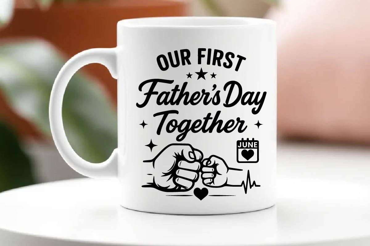 Our 1St Fathers Day SVG PNG, an Object Graphic by EllaMaiyaali (Photo 6 of 6)