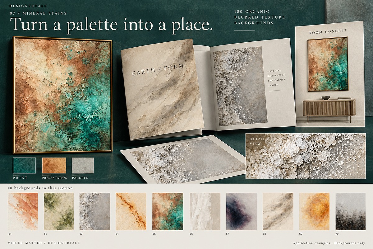 100 Organic Blurred Textures, a Background Graphic by Designertale (Photo 8 of 12)