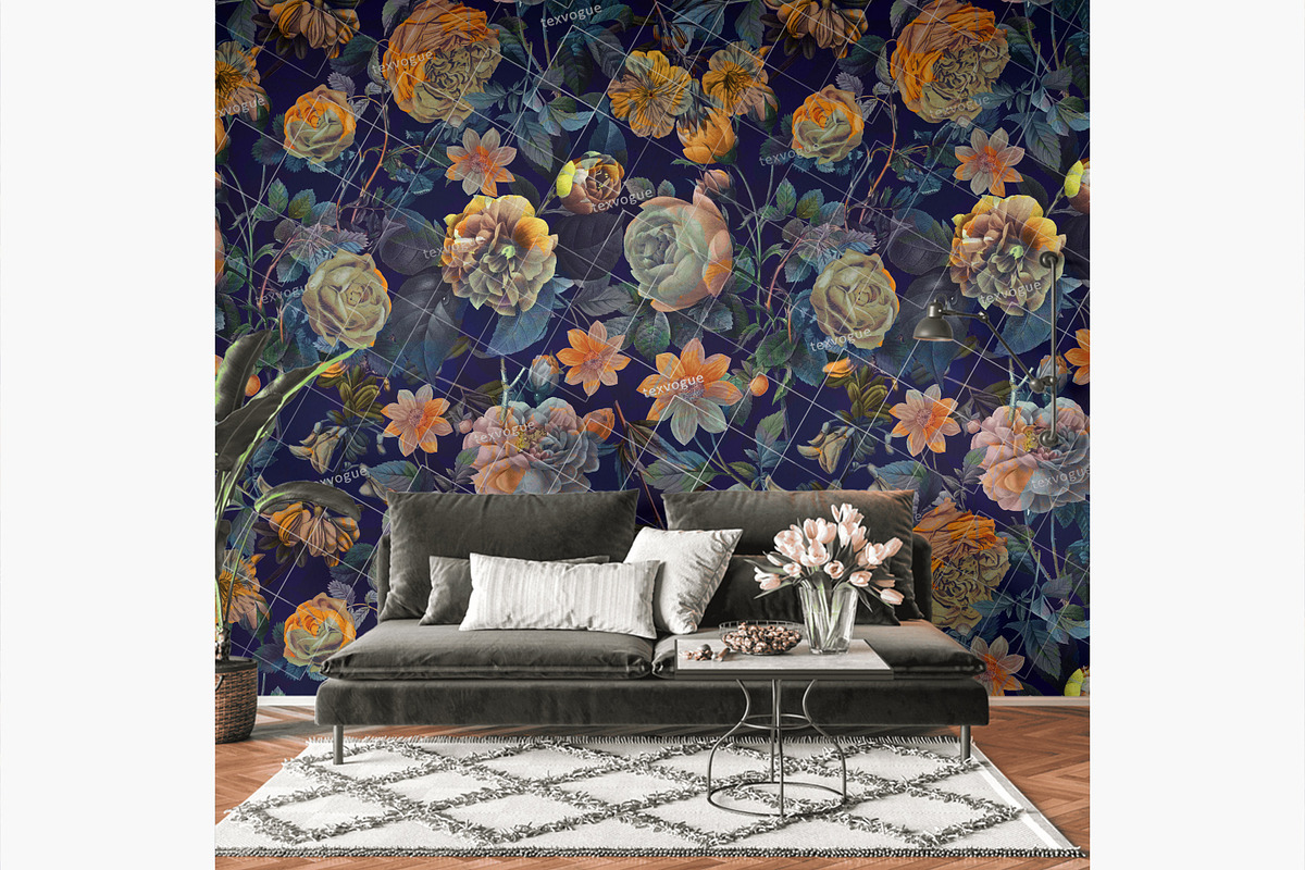 Jungle Roses - Seamless Patterns, a Pattern Graphic by texvogue (Photo 14 of 14)