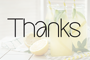 Lemonade Smoothies | Script Font, a Script Font by Scratchones (Thumbnail 8 of 8)