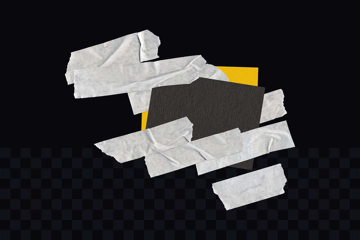 Tape Strips PNG Pack, an Object Graphic by BORT GRAPHIC (Photo 7 of 9)