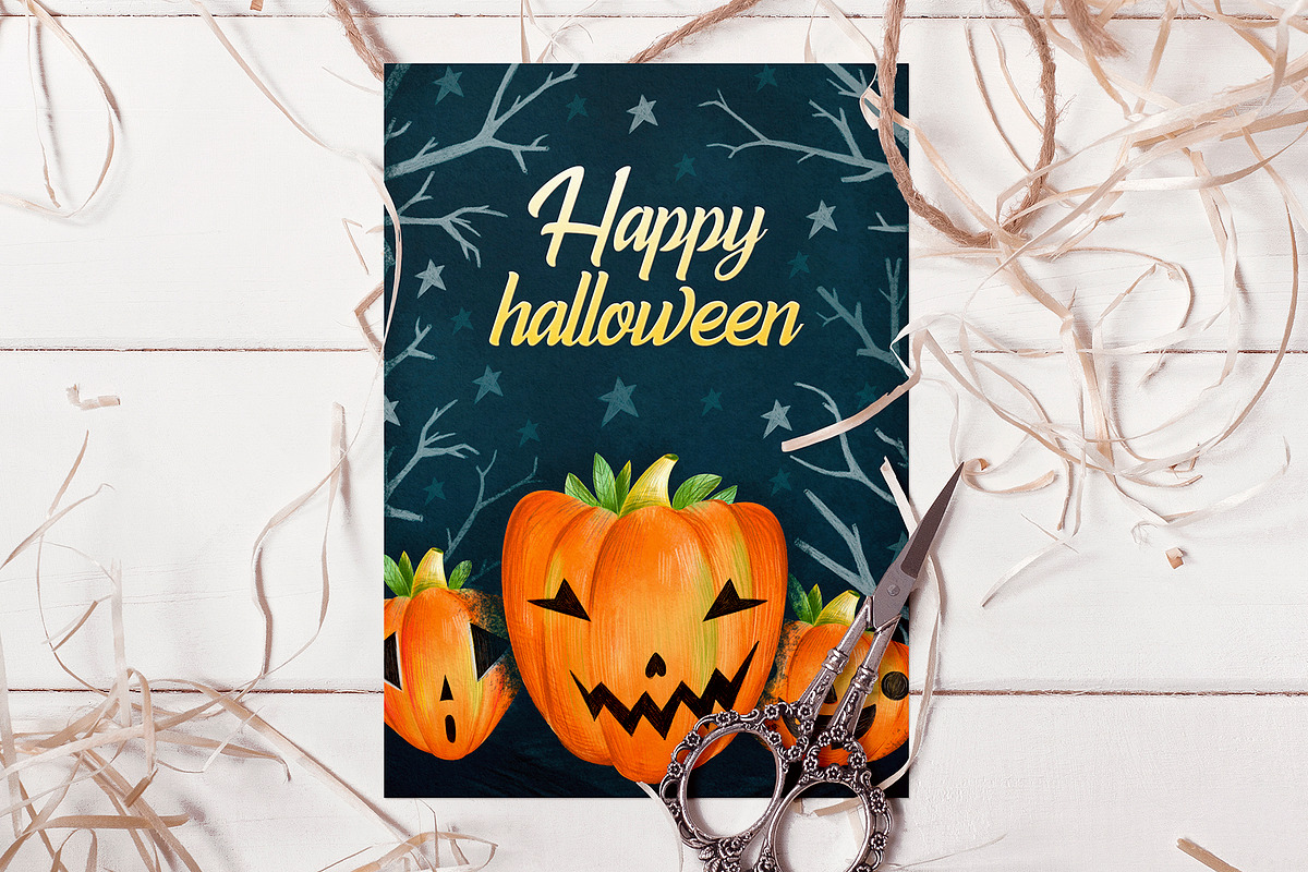 Halloween Night, a Decorative Illustration by Alina Sh (Photo 9 of 11)