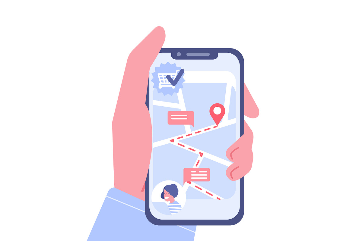 Order delivery online tracking, a Technology Illustration by Good Studio (Photo 2 of 3)