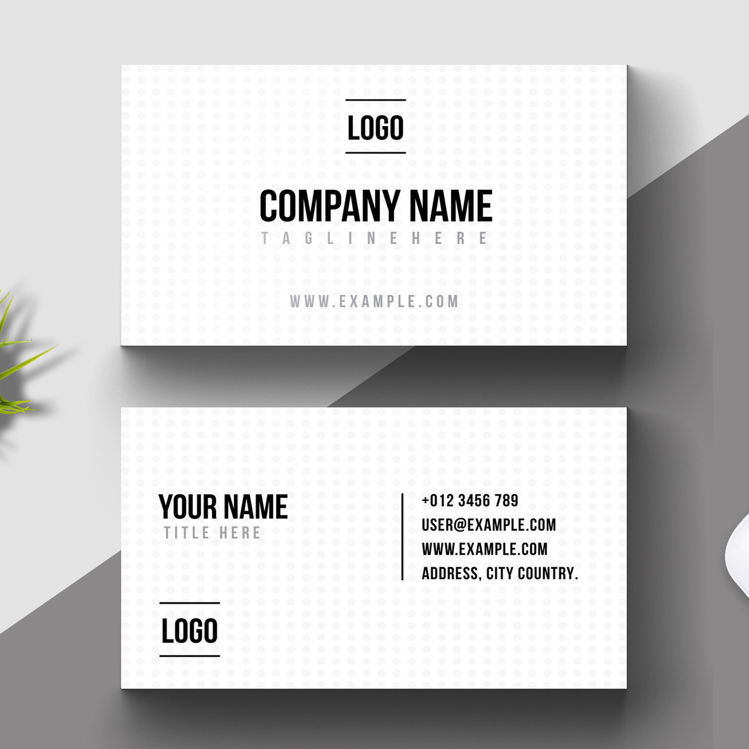 Clean Design Business Card Template