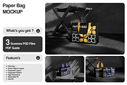 Paper Bag Mockup, a Product Mockup by Pixie Creative (Thumbnail 1 of 4)