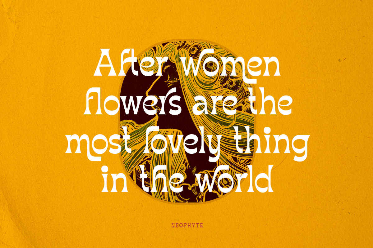 Neophyte Typeface, a Font by Letterhend Studio (Photo 2 of 9)