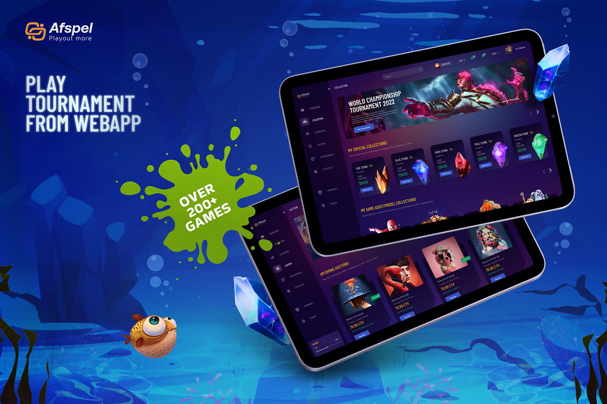Afspel | Gaming Portal Design, a Landing Page Template by 0effortthemes (Photo 7 of 7)