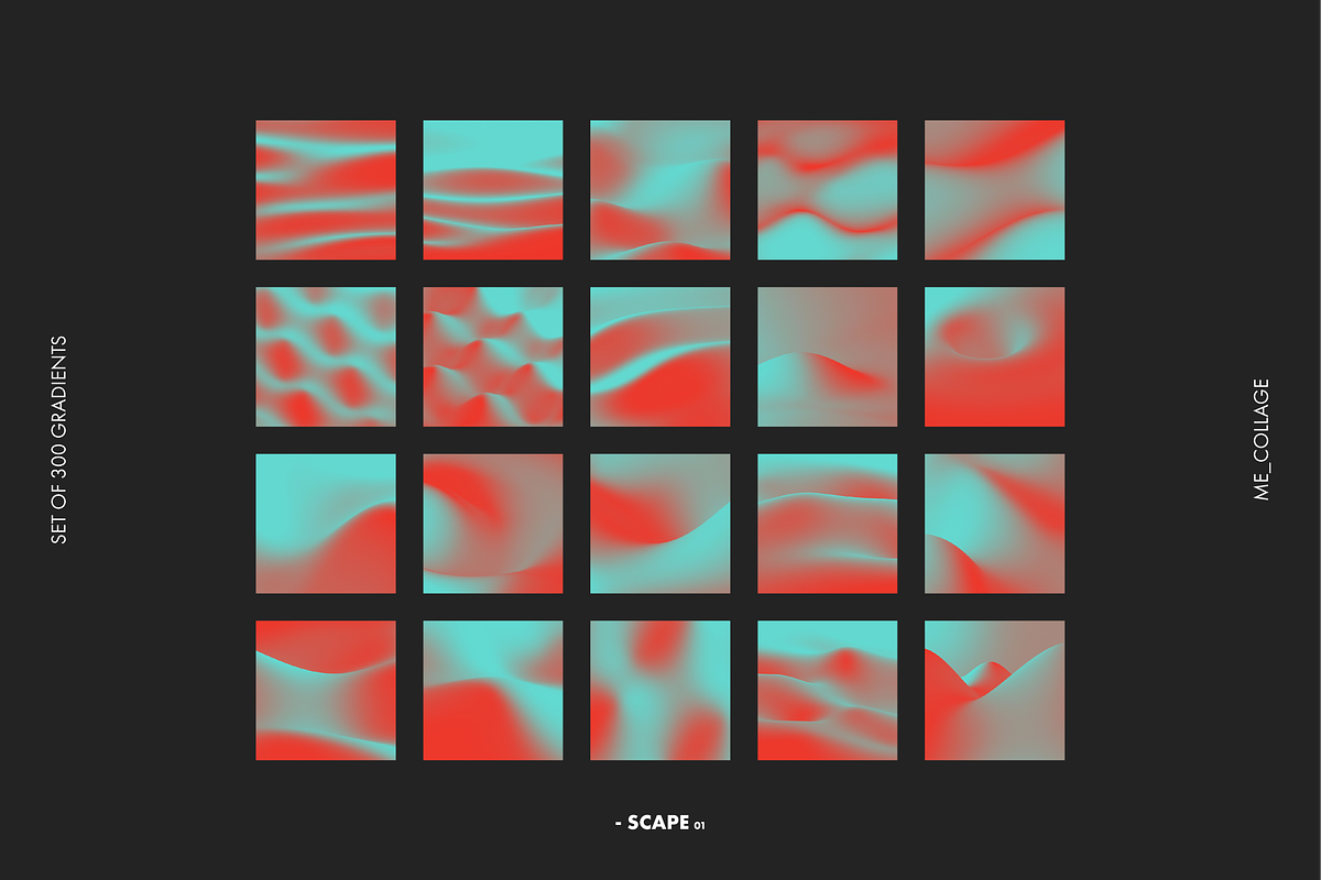 VIBRANT ABSTRACT GRADIENT TEXTURES, a Texture Graphic by ME_COLLAGE (Photo 25 of 26)