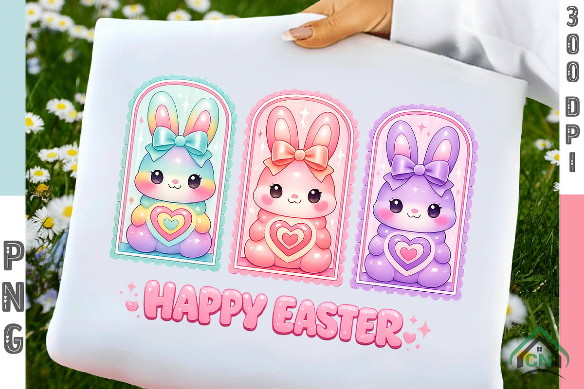 Bunny Coquette Bow PNG, Easter Bunny, an Illustration by Craft Nest (Photo 1 of 6)