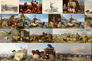 Richard Ansdell - Rare Paintings, an Animal Illustration by Digital Museum (Thumbnail 6 of 9)