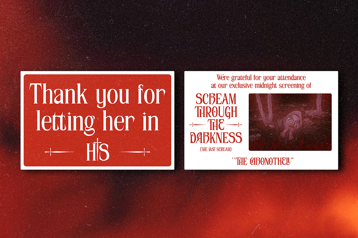 Chronothell Condensed Display, a Serif Font by Haps Space (Photo 13 of 21)