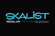 Skalist, a Handwritten Font by Fargun Studio (Thumbnail 1 of 10)
