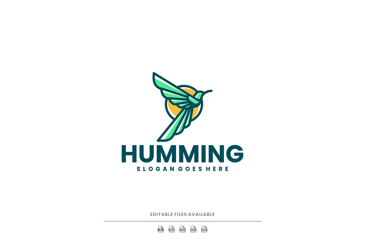 Mascot Humming Bird Logo Design, a Branding & Logo Template by Artnivora.Std (Photo 1 of 4)