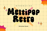 Meltipop Retro, a Sans Serif Font by Dm Studio (Thumbnail 1 of 10)