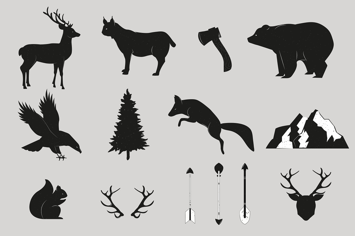 29 Wild Animals and  objects set, an Object Graphic by Sviatlana-St (Photo 2 of 4)