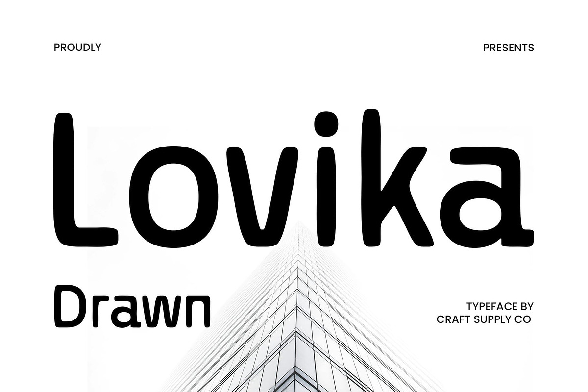 Lovika Drawn, a Sans Serif Font by Craft Supply Co. (Photo 1 of 8)