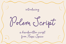 Polem Script Elegant Handwritten