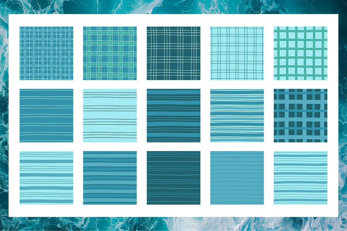 Coastal Patterns Collection, a Decorative Illustration by yarynabo (Photo 5 of 8)