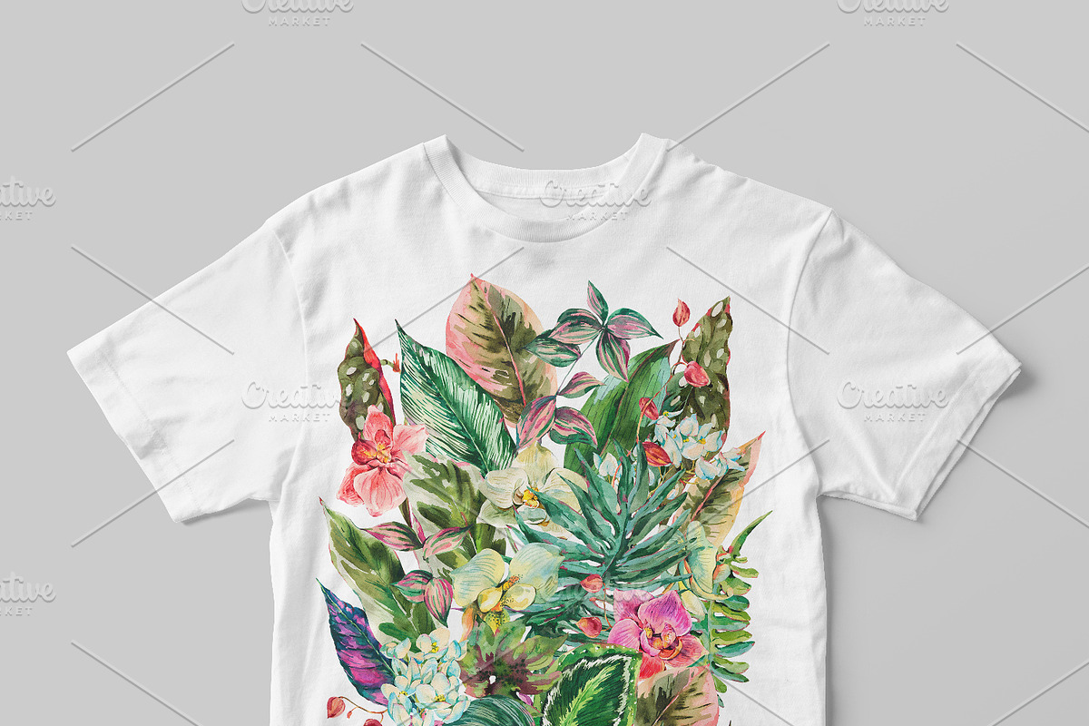 Tropical leaves graphic pack, an Illustration by Belusuab (Photo 11 of 16)