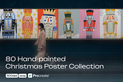 Christmas Poster Collection, a Seasonal Illustration by crafty (Thumbnail 1 of 12)
