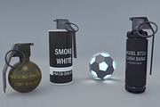 Grenades Pack, an Object 3D Model by RivermillStudios (Thumbnail 1 of 8)