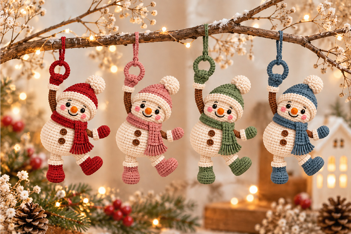 Christmas Snowman Ornament STL, a Characters & Person 3D Model by Layerology (Photo 2 of 3)