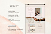 Wix Website Template - Photography, a Wix Template by Nes Design Co (Thumbnail 2 of 10)