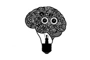 Creative Brain Light Bulb Bundle, an Object Illustration by Designs_River (Thumbnail 3 of 29)