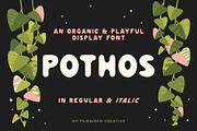 Pothos Fonts, a Sans Serif Font by Chelsea Burkett (Thumbnail 5 of 8)