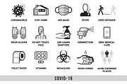 COVID-19. Coronavis icons set, an Outline Icon by WINS Doodle shop (Thumbnail 1 of 2)