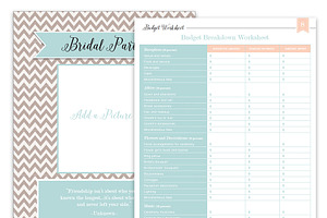 Printable Wedding Planning Kit