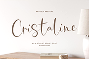 Cristaline - Stylish Script Font, a Script Font by Essentials Studio (Thumbnail 1 of 5)