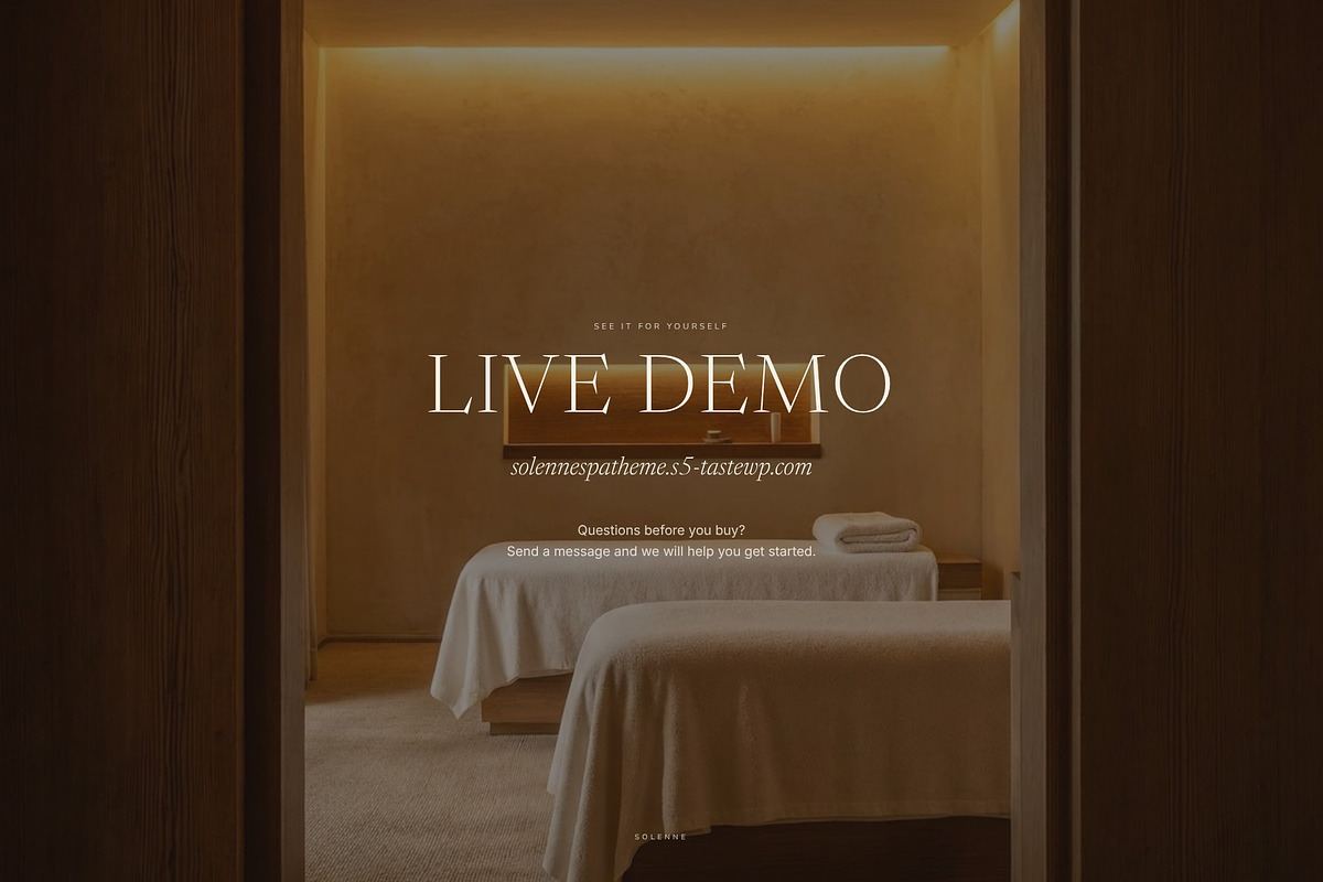 Solenne Spa & Beauty WordPress Theme, a WordPress Template by Tomasz Ganclerz (Photo 19 of 19)