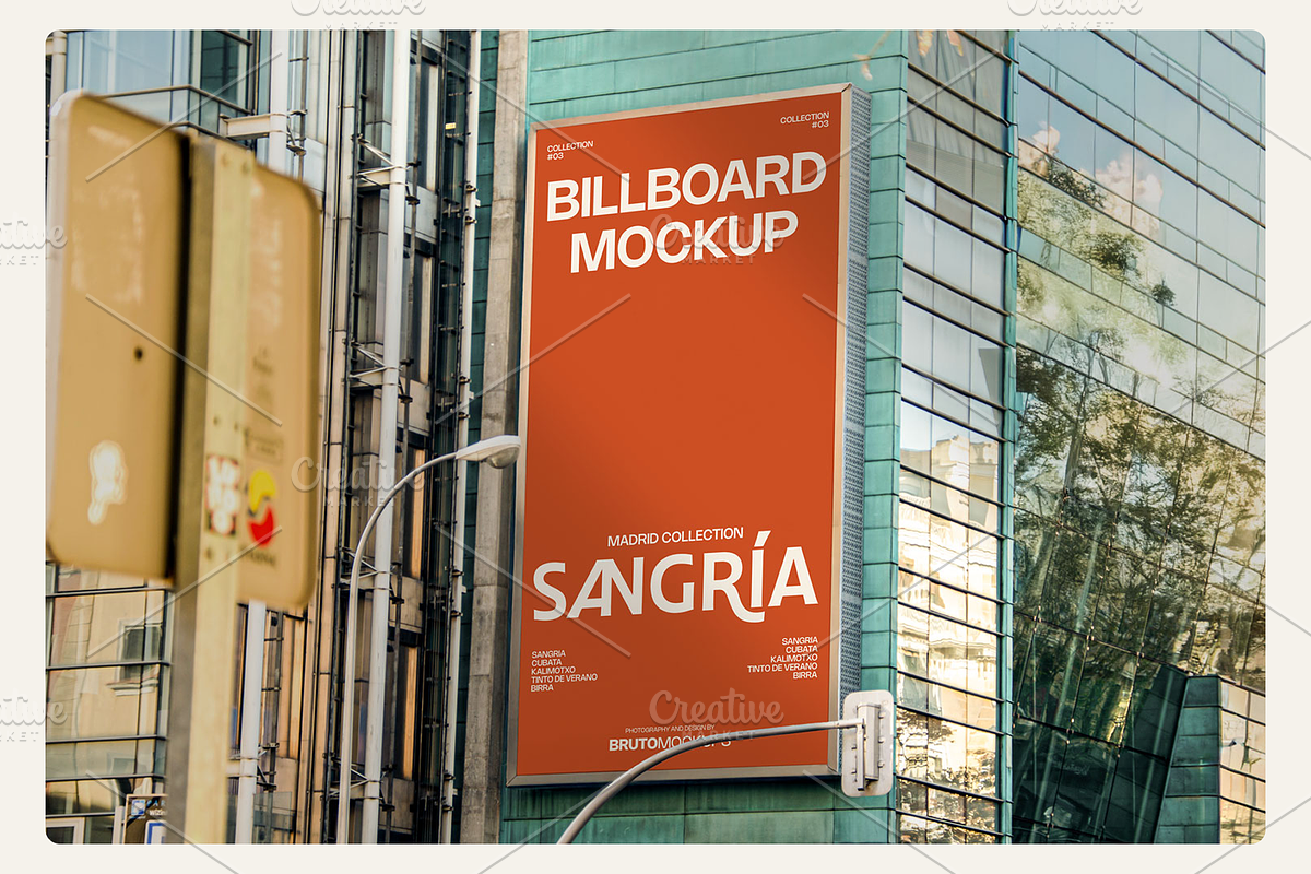 Madrid Glass Tower Billboard, an Advertising Mockup by Bruto Mockups (Photo 3 of 3)