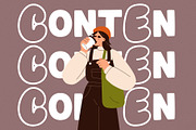 Tokyo Drop Hybrid Sans Serif Font, a Sans Serif Font by RantautypeStudio (Thumbnail 8 of 15)
