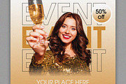 Event Party Poster Template, a Flyer Template by ClickPaint_Studio (Thumbnail 2 of 3)