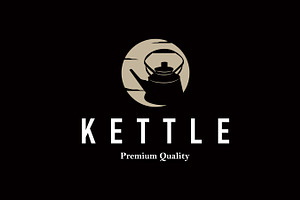 kettle logo design tea and hot drink, a Branding & Logo Template by Maylianaw28