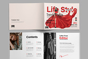 Fashion Outfit Magazine Template, a Magazine Template by ContestDesign (Thumbnail 2 of 5)