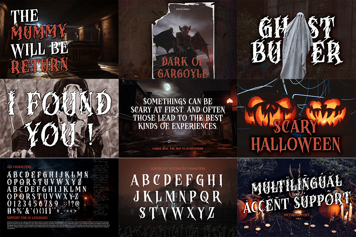 Special Horror Font Bundle, a Handwritten Font by Ditatype (Photo 8 of 13)
