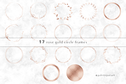 Gold & Rose Gold Circle Frames, an Object Graphic by Palette Pursuit (Thumbnail 6 of 7)