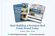 Blue Real Estate Instagram Templates, a Social Media Template by Everyday Perfection (Thumbnail 11 of 11)