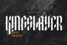 Kingslayer - Modern Blackletter Font